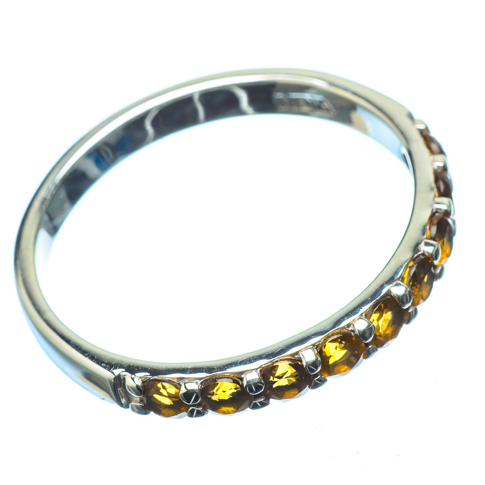 Citrine Rings handcrafted by Anasilvercos - RING21037