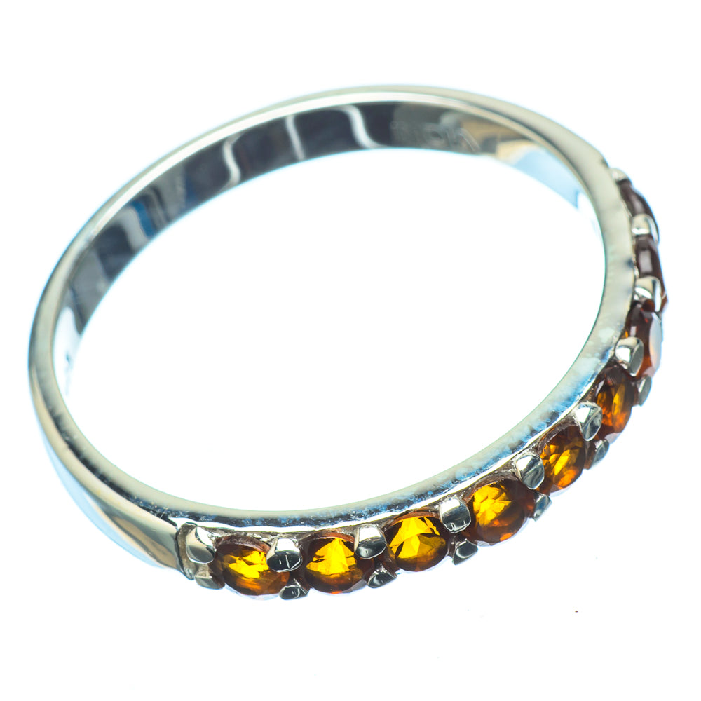 Citrine Rings handcrafted by Anasilvercos - RING21050