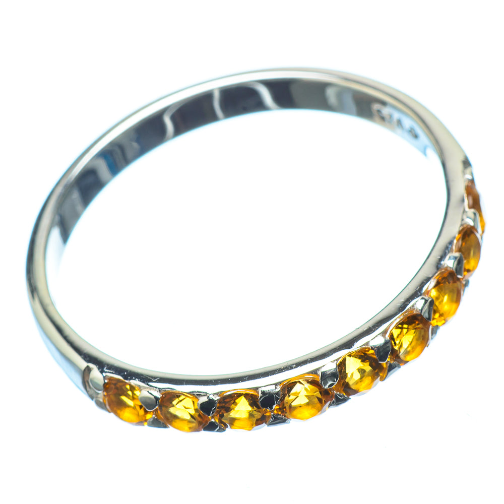 Citrine Rings handcrafted by Anasilvercos - RING21076