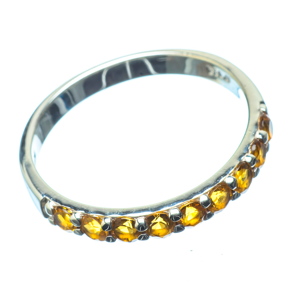 Citrine Rings handcrafted by Anasilvercos - RING21090