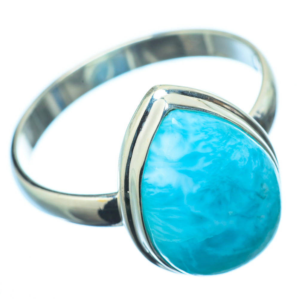 Larimar Rings handcrafted by Anasilvercos - RING21180