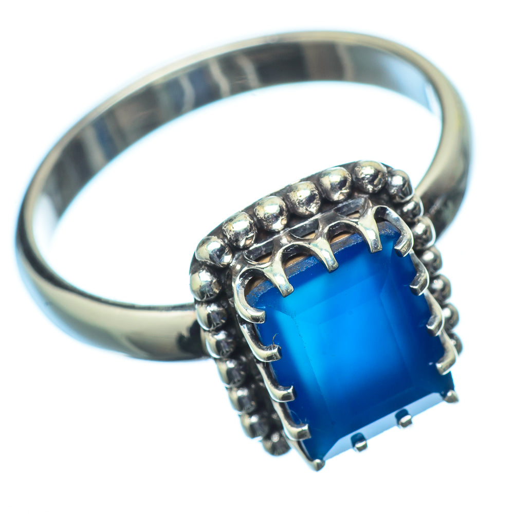 Chalcedony Rings handcrafted by Anasilvercos - RING21234