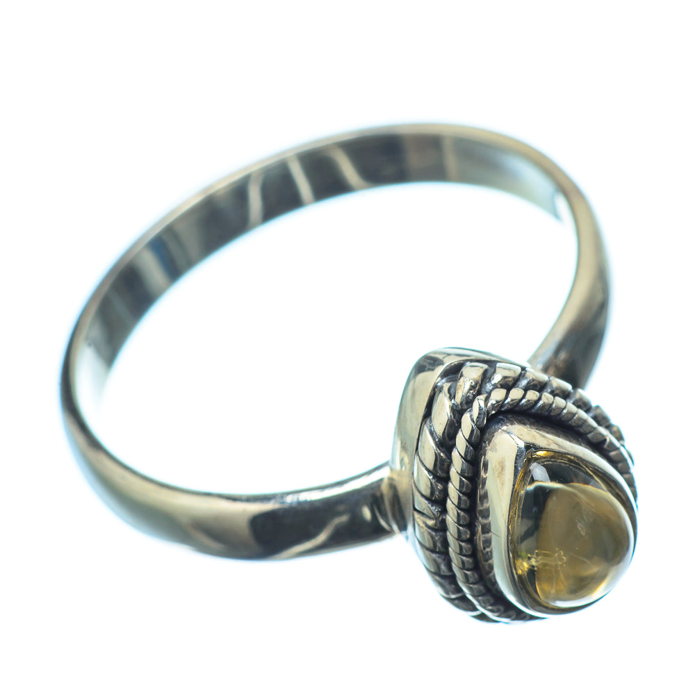 Citrine Rings handcrafted by Anasilvercos - RING21240