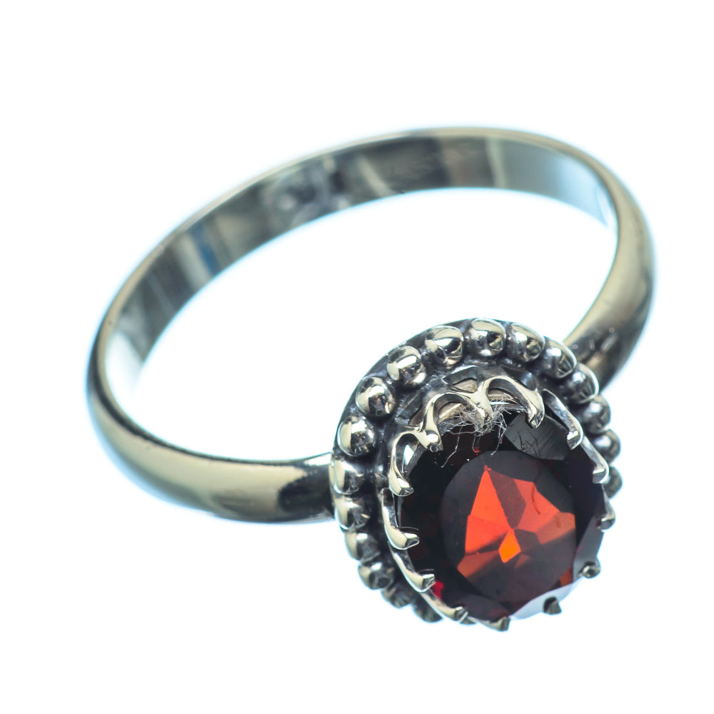 Garnet Rings handcrafted by Anasilvercos - RING21245