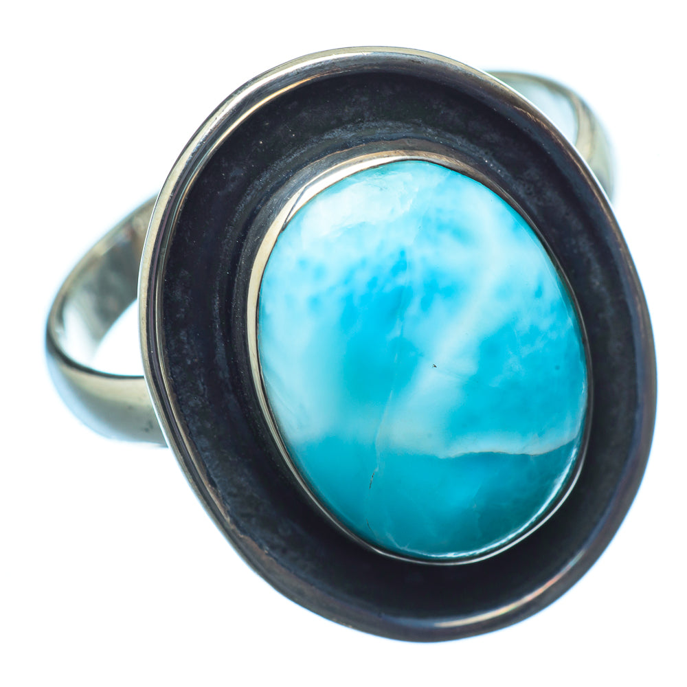 Larimar Rings handcrafted by Anasilvercos - RING21283