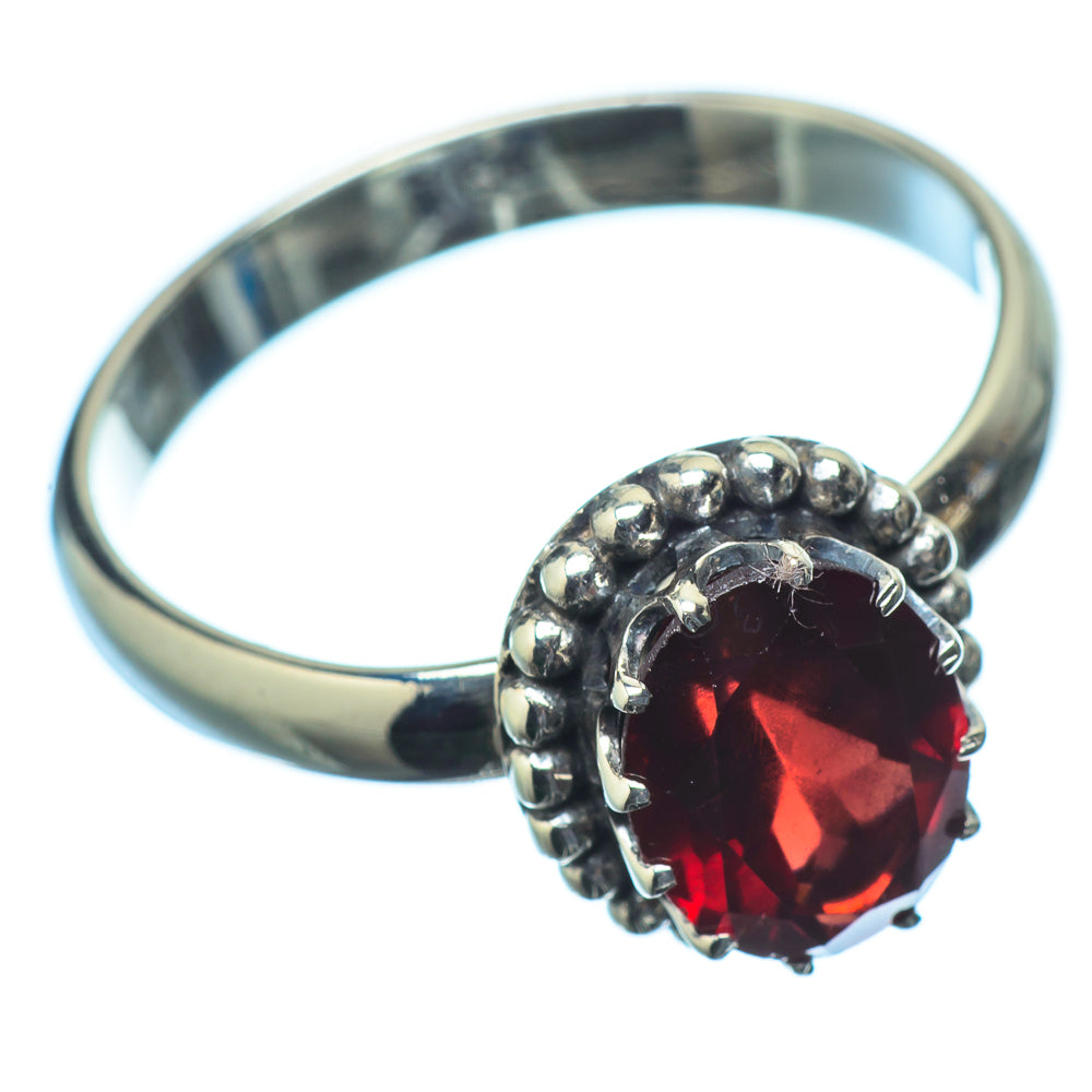 Garnet Rings handcrafted by Anasilvercos - RING21360
