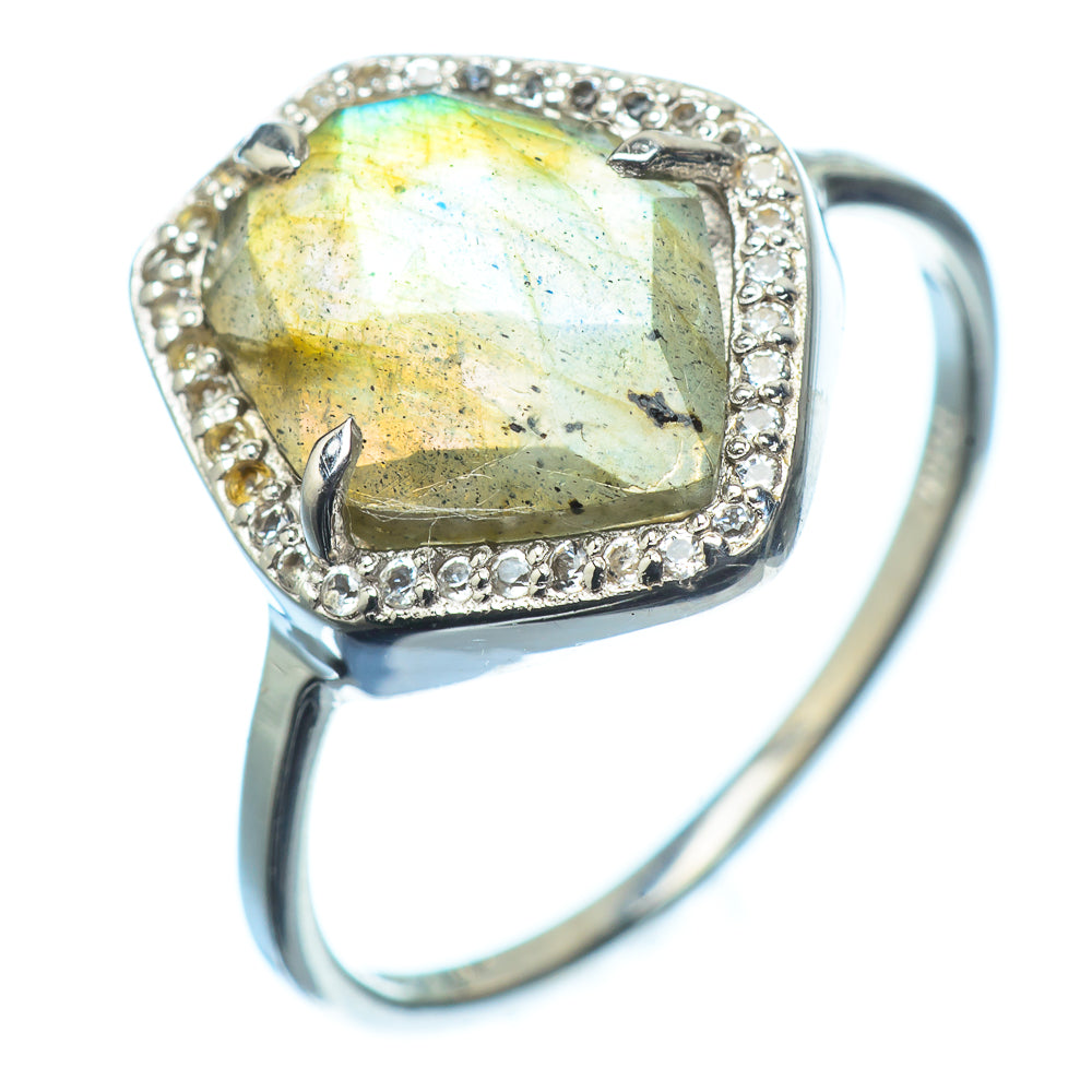 Labradorite Rings handcrafted by Anasilvercos - RING21510