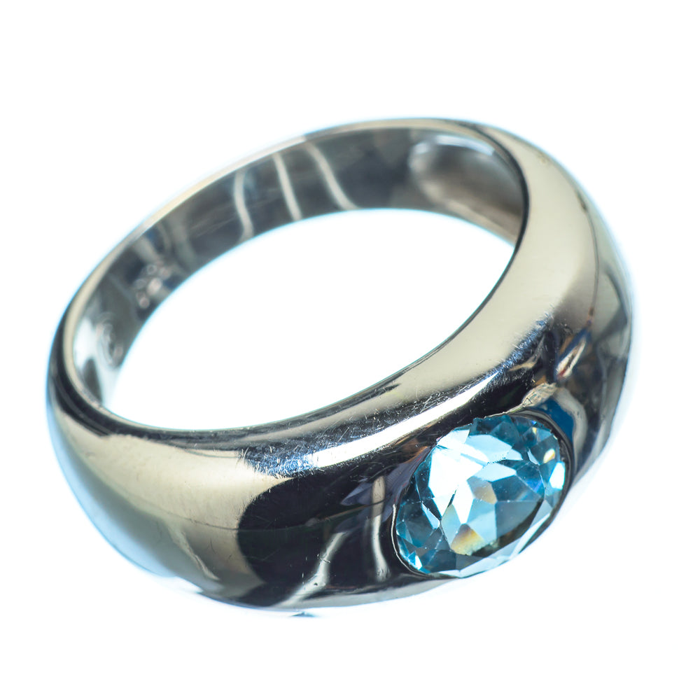 Blue Topaz Rings handcrafted by Anasilvercos - RING21522