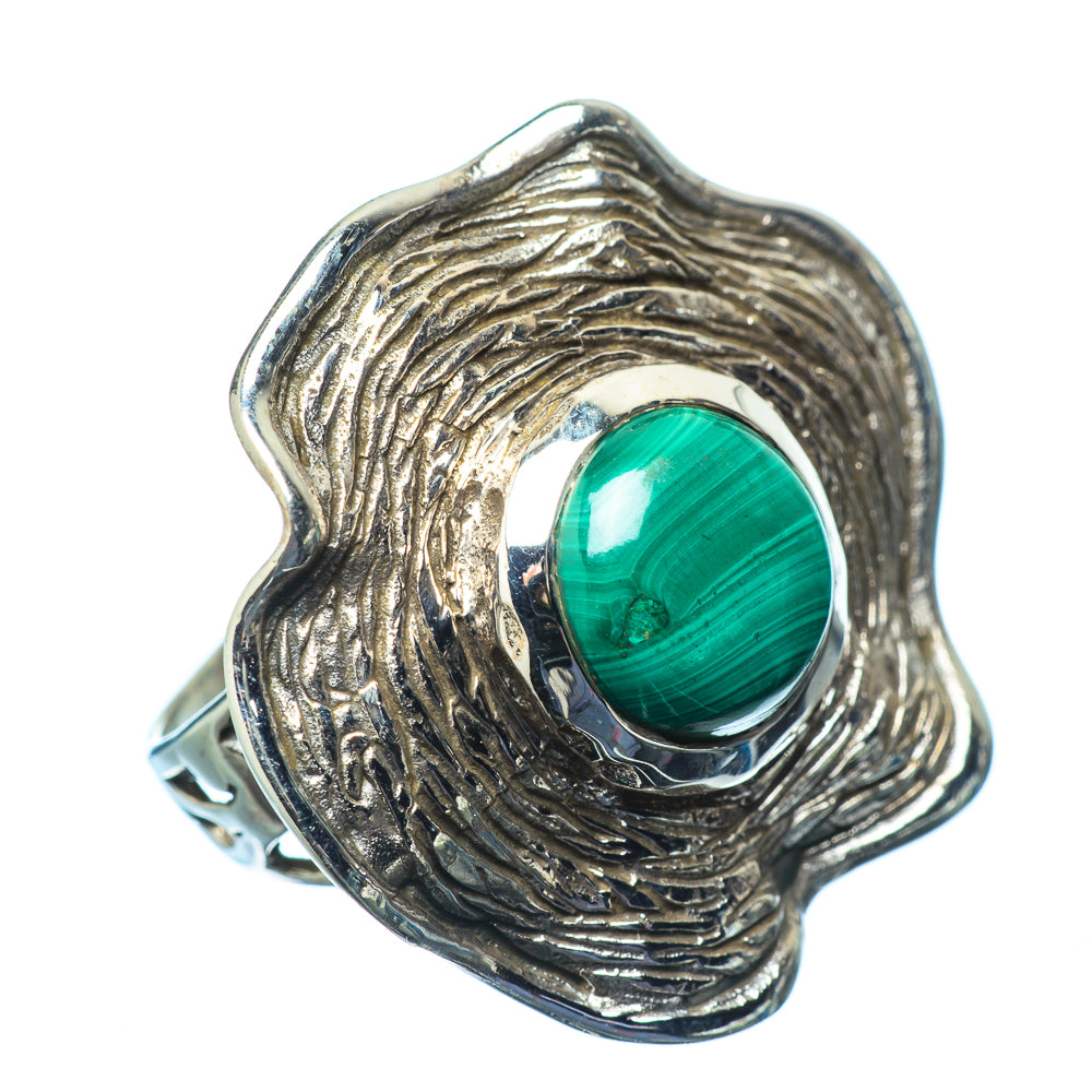 Malachite Rings handcrafted by Anasilvercos - RING21555