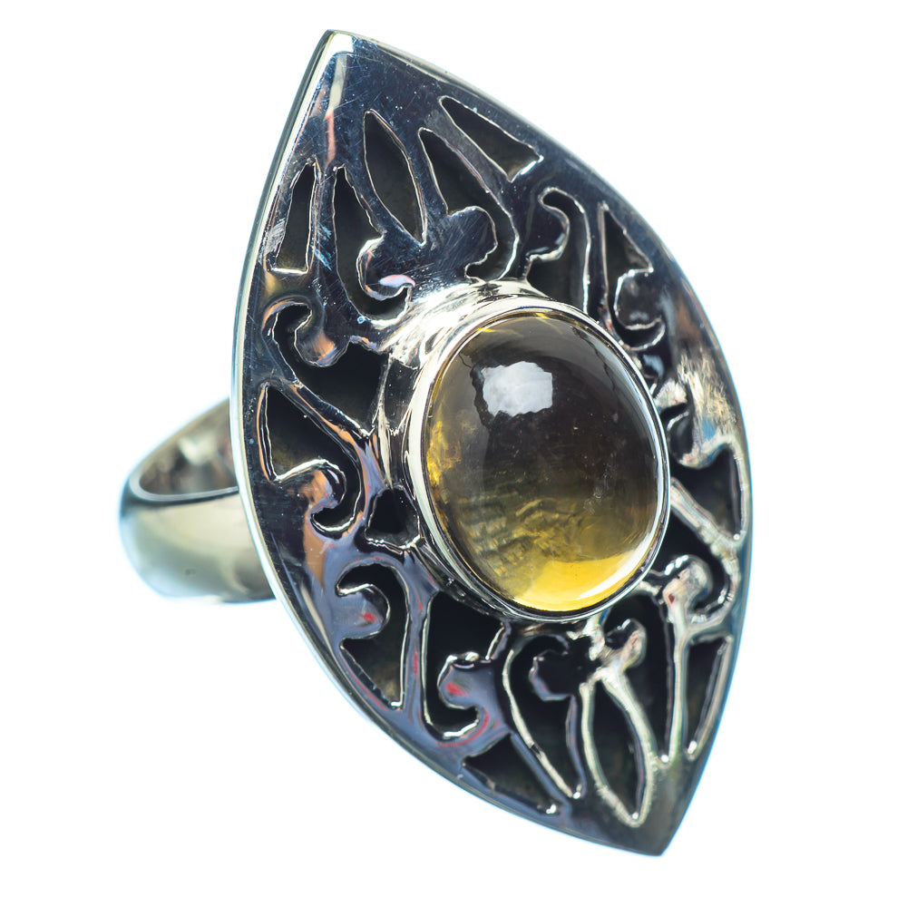 Citrine Rings handcrafted by Anasilvercos - RING21558