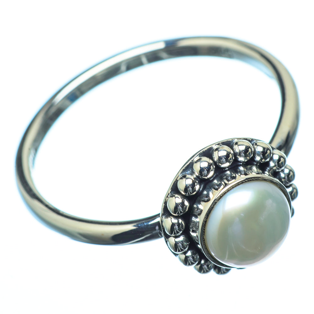 Cultured Pearl Rings handcrafted by Anasilvercos - RING21606