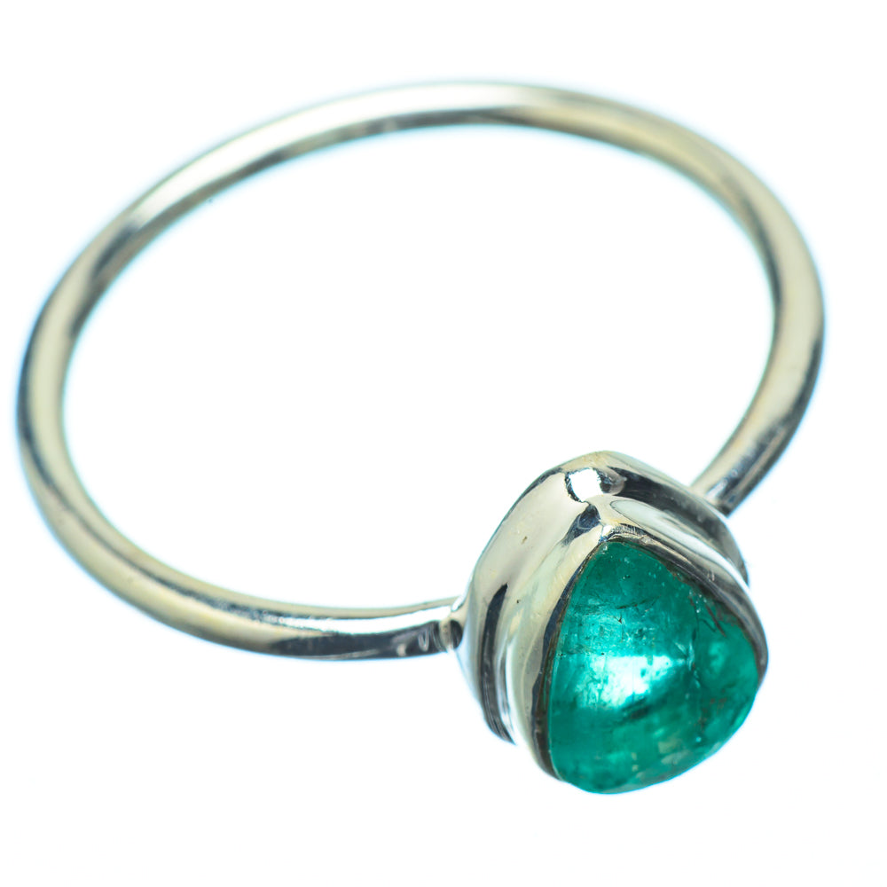 Zambian Emerald Rings handcrafted by Anasilvercos - RING21641
