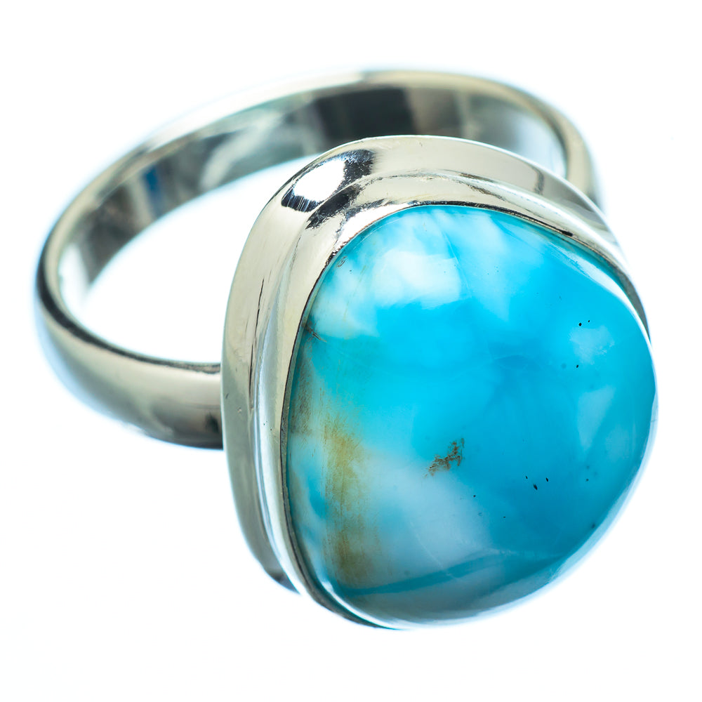 Larimar Rings handcrafted by Anasilvercos - RING21690