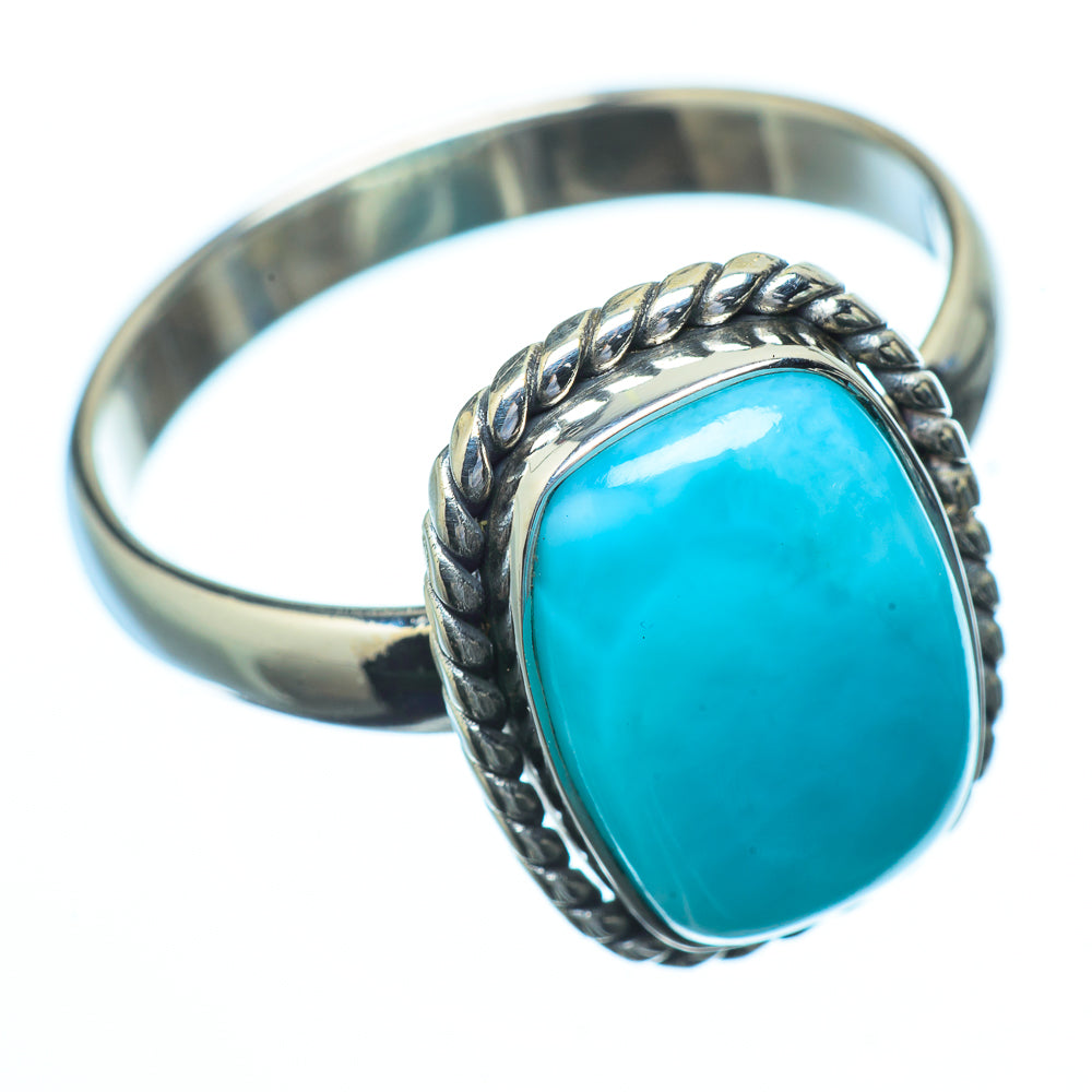 Larimar Rings handcrafted by Anasilvercos - RING21715