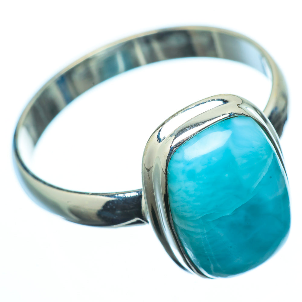 Larimar Rings handcrafted by Anasilvercos - RING21737