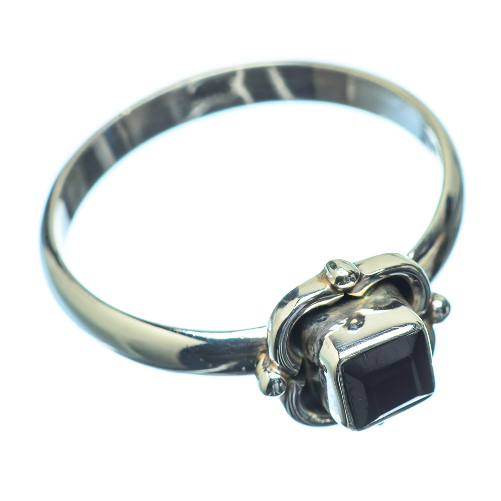 Black Onyx Rings handcrafted by Anasilvercos - RING21756
