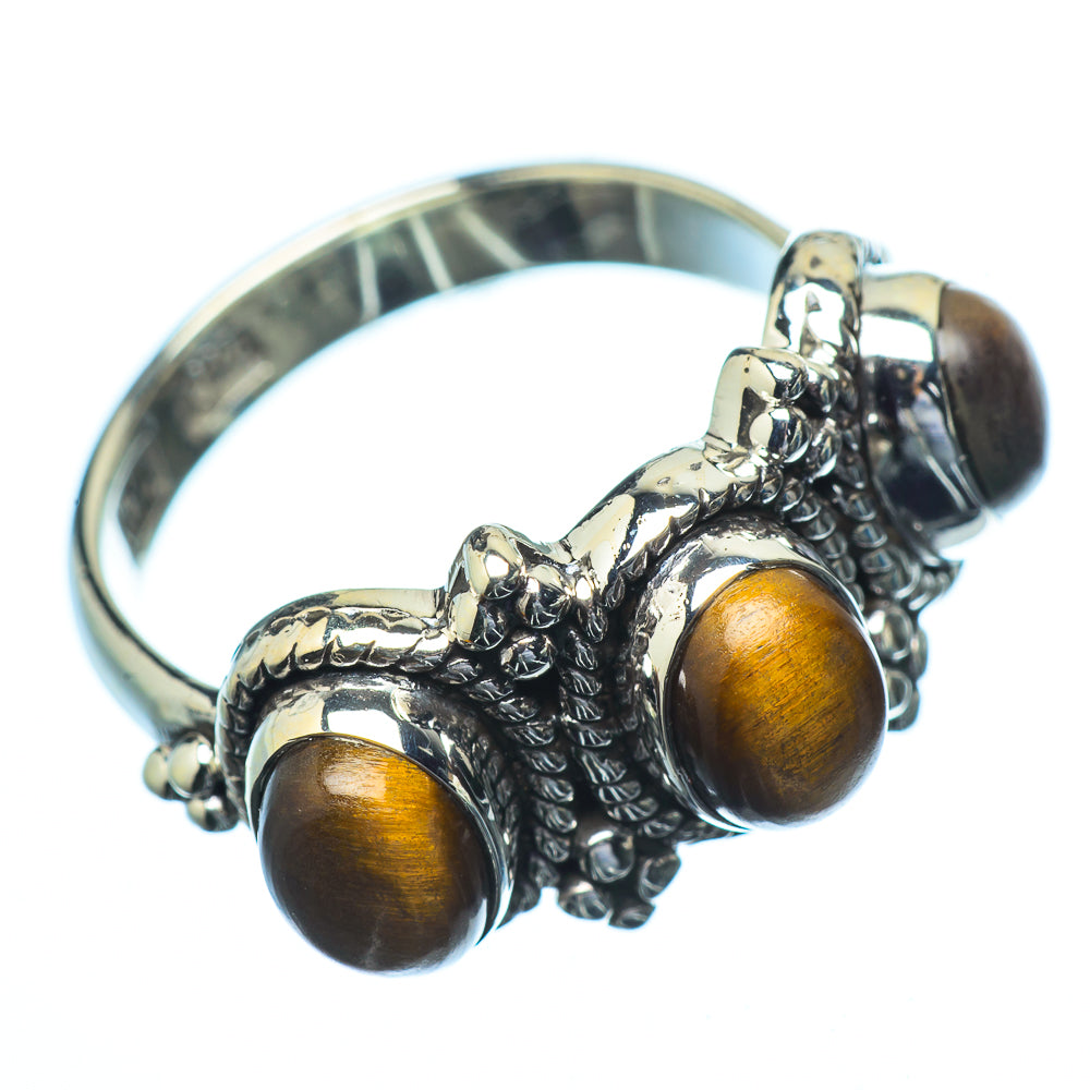 Tiger Eye Rings handcrafted by Anasilvercos - RING21769
