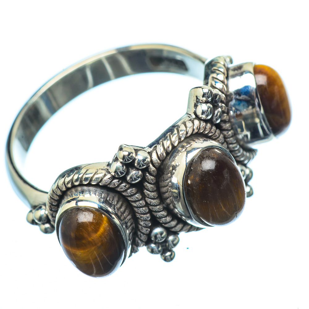 Tiger Eye Rings handcrafted by Anasilvercos - RING21811