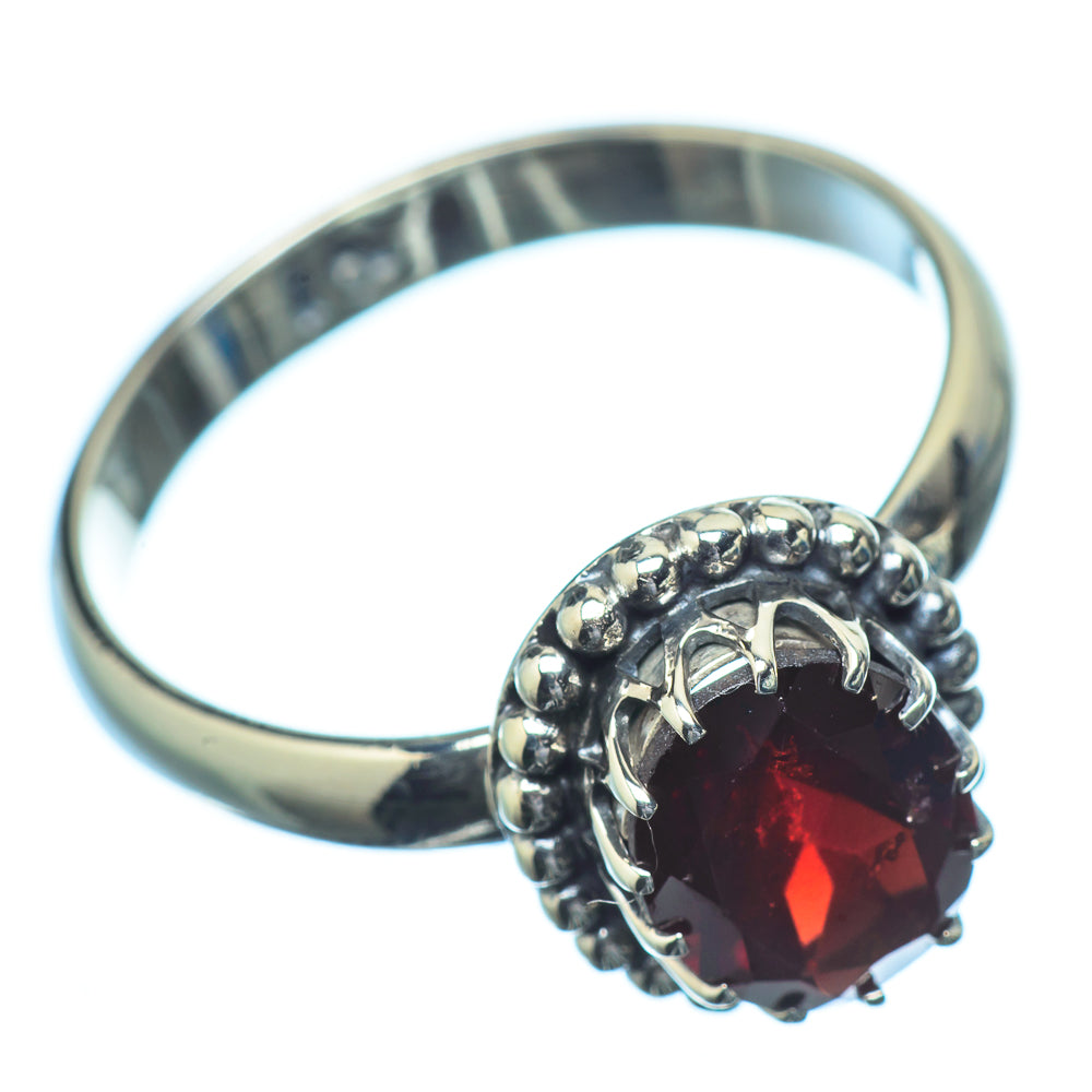 Garnet Rings handcrafted by Anasilvercos - RING21813