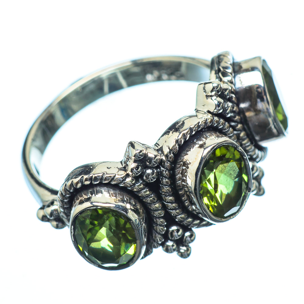 Peridot Rings handcrafted by Anasilvercos - RING21872
