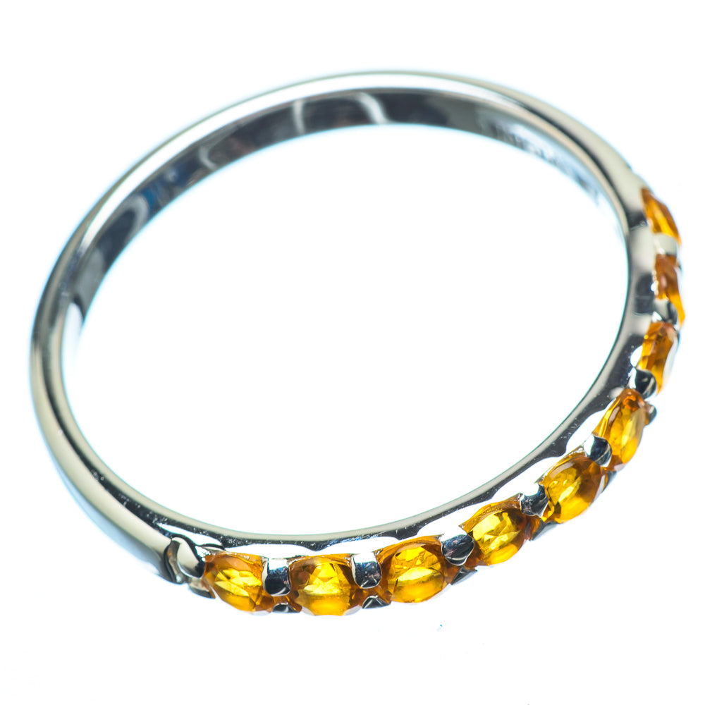 Citrine Rings handcrafted by Anasilvercos - RING22044