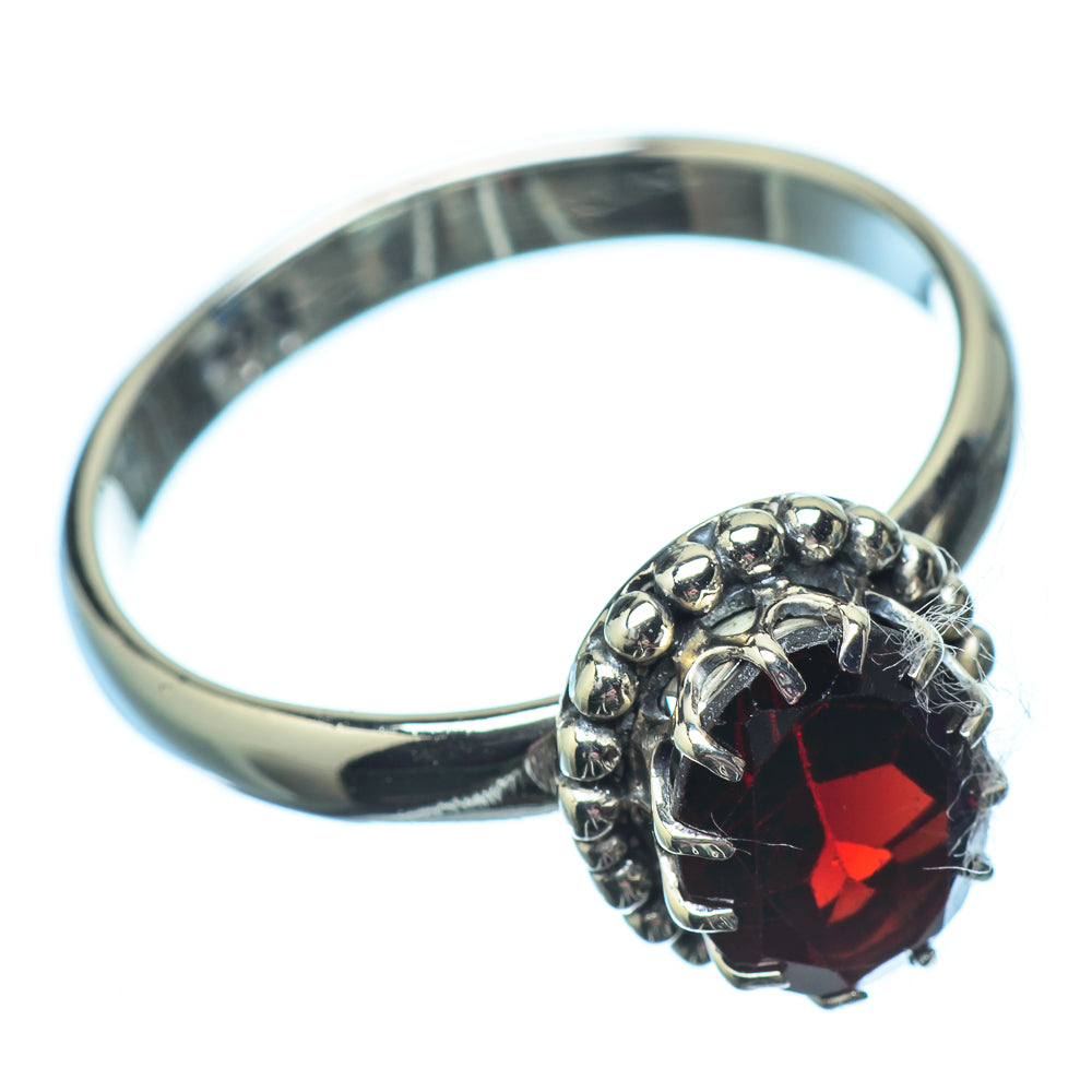 Garnet Rings handcrafted by Anasilvercos - RING22047