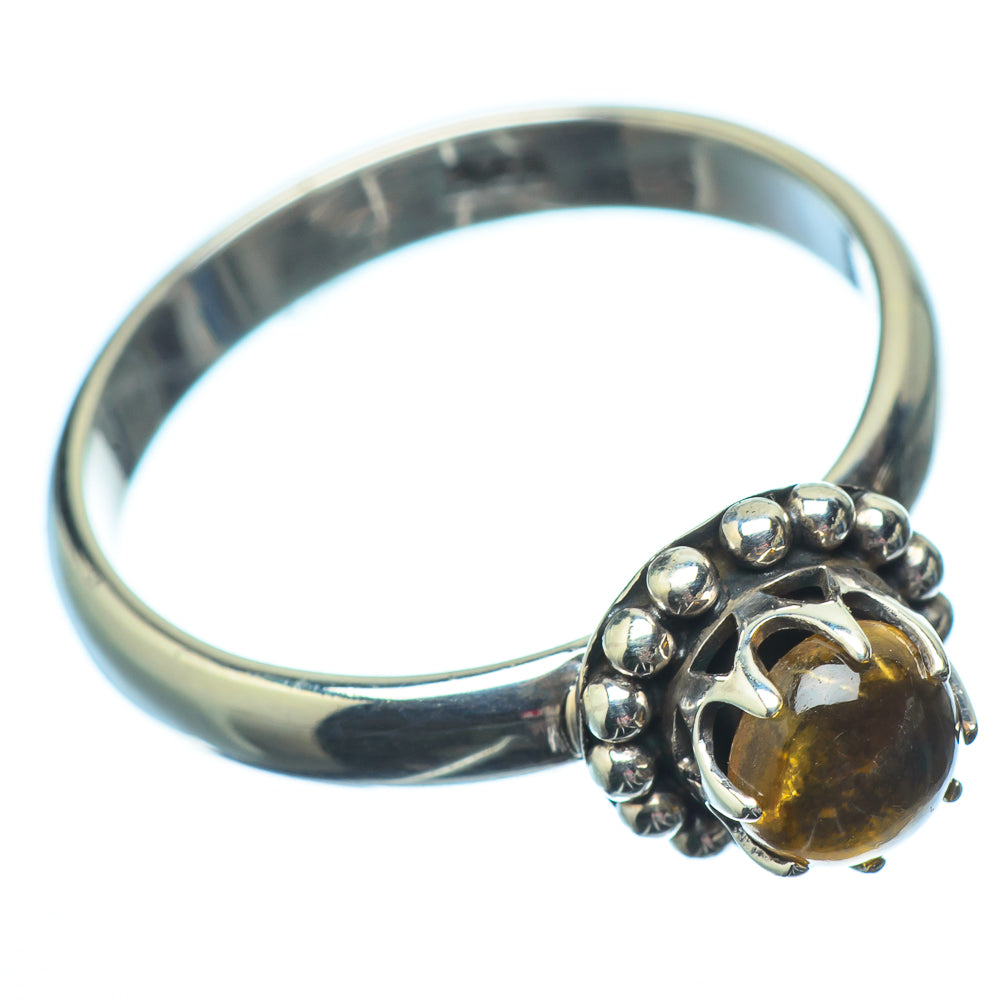 Smoky Quartz Rings handcrafted by Anasilvercos - RING22123
