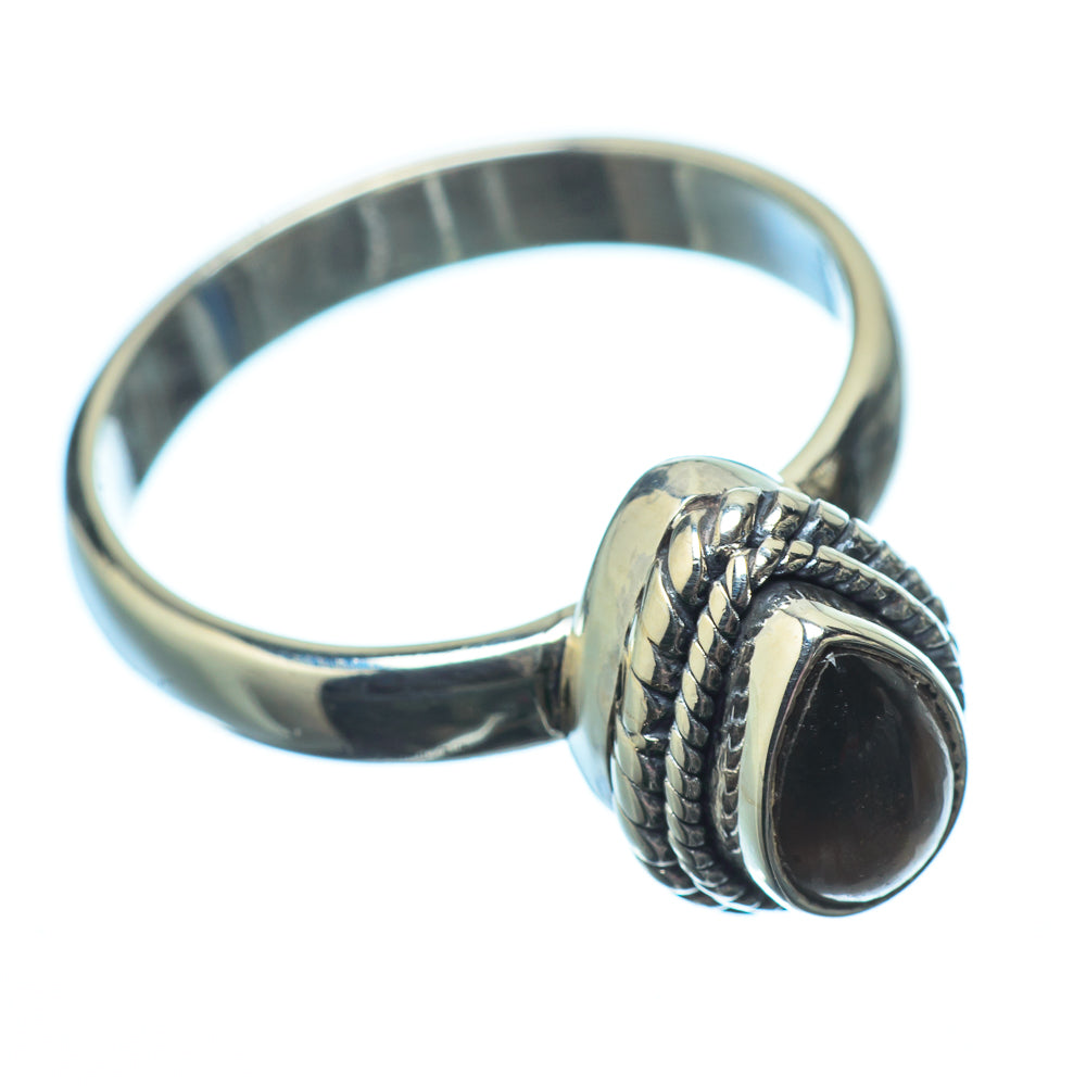Smoky Quartz Rings handcrafted by Anasilvercos - RING22147