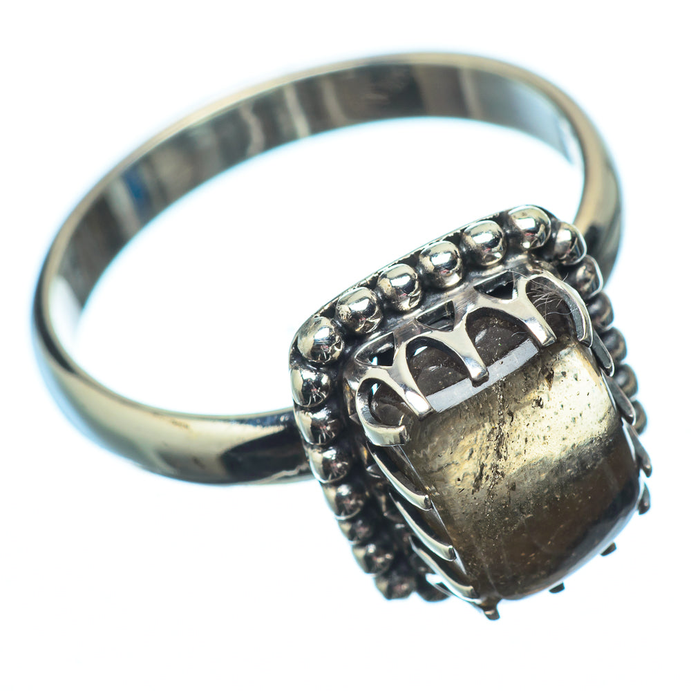 Smoky Quartz Rings handcrafted by Anasilvercos - RING22233
