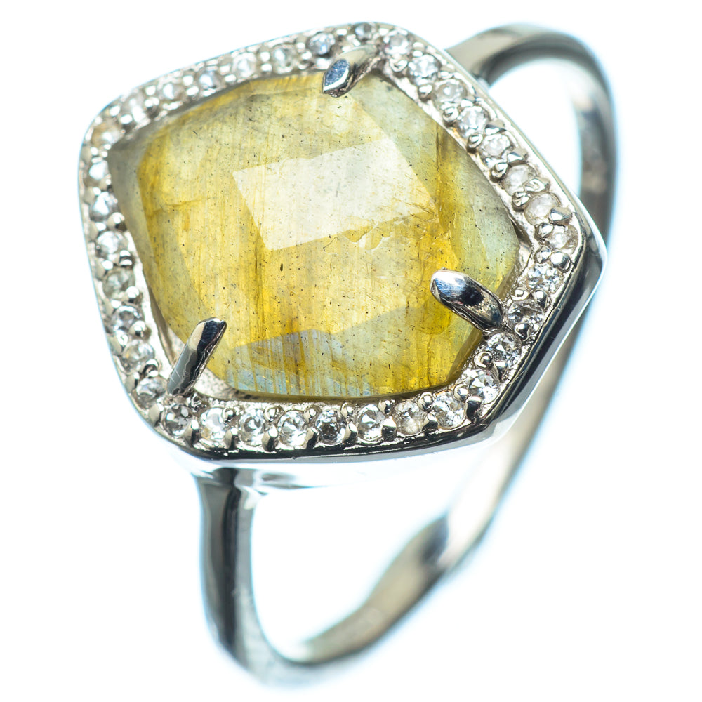 Labradorite Rings handcrafted by Anasilvercos - RING22245