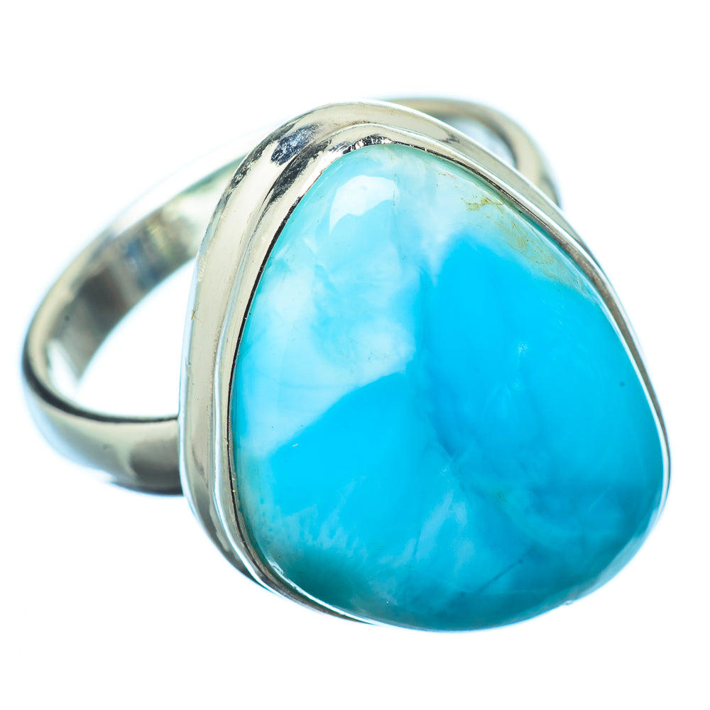 Larimar Rings handcrafted by Anasilvercos - RING22263