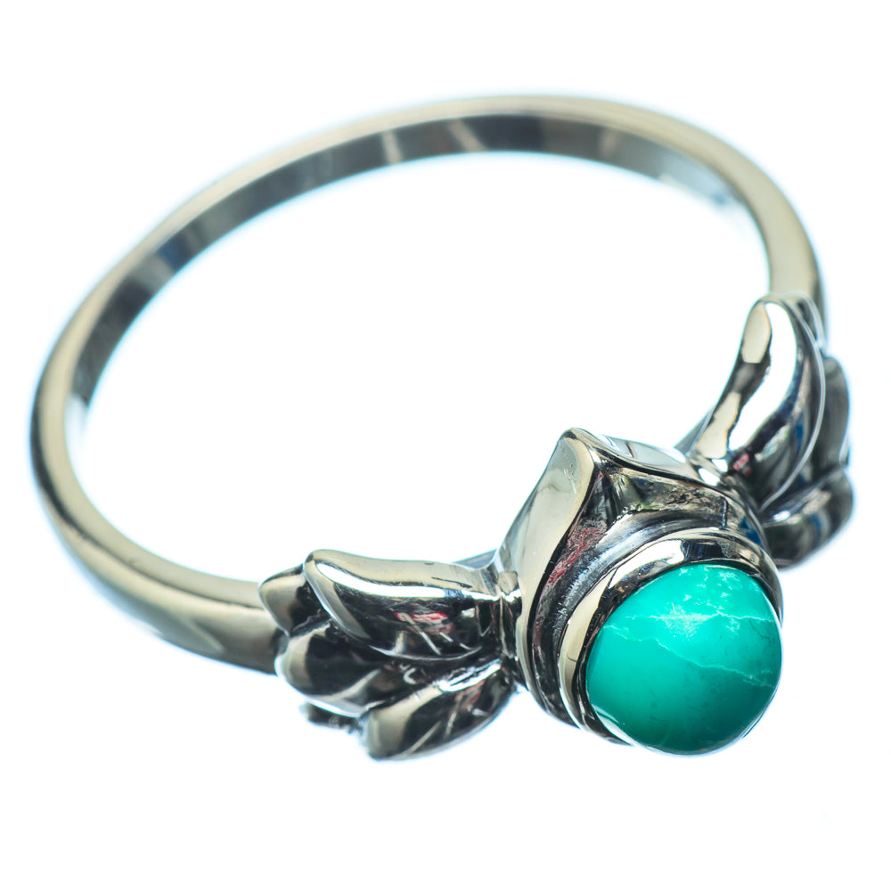 Tibetan Turquoise Rings handcrafted by Anasilvercos - RING22314