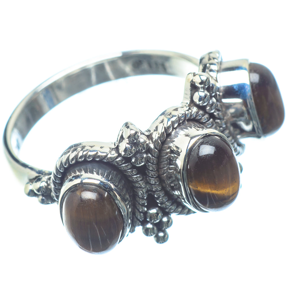 Tiger Eye Rings handcrafted by Anasilvercos - RING22391