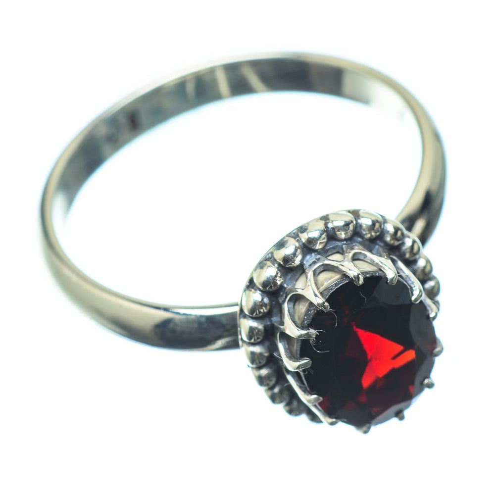 Garnet Rings handcrafted by Anasilvercos - RING22428