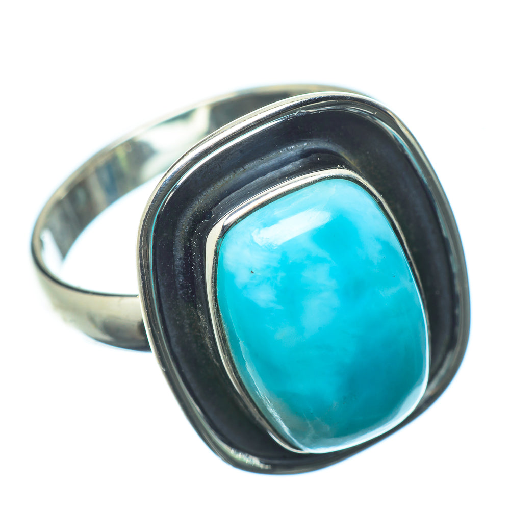 Larimar Rings handcrafted by Anasilvercos - RING22575