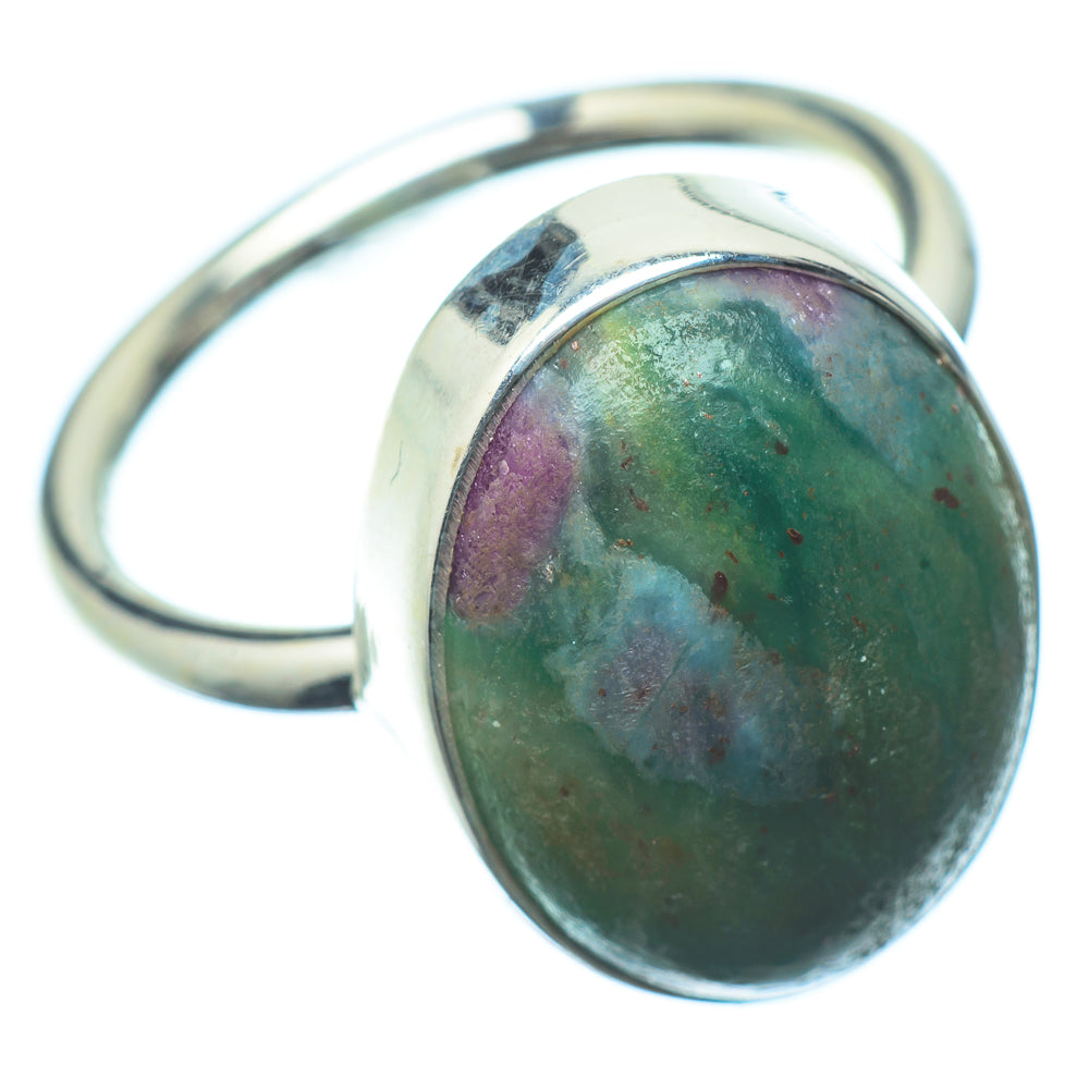 Ruby Fuchsite Rings handcrafted by Anasilvercos - RING22614