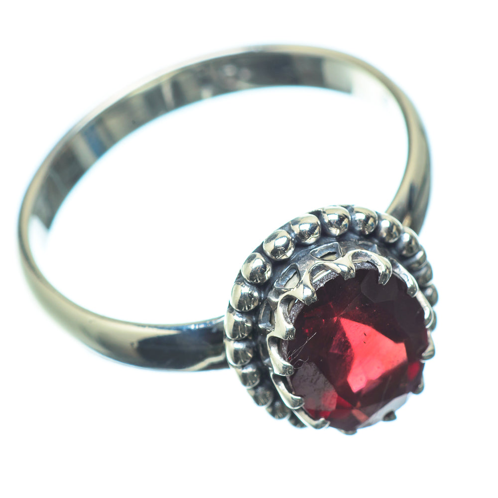 Garnet Rings handcrafted by Anasilvercos - RING22635
