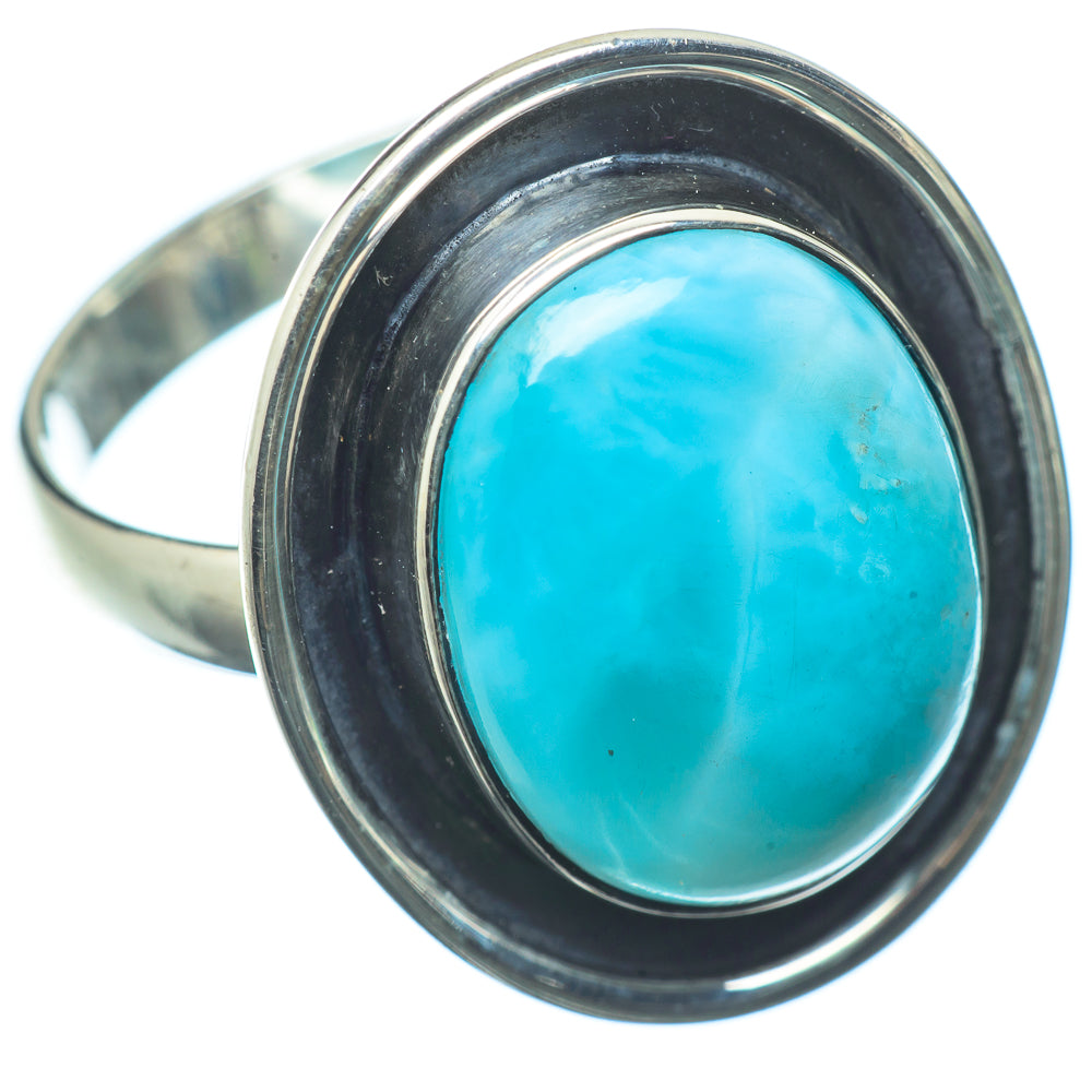 Larimar Rings handcrafted by Anasilvercos - RING22663