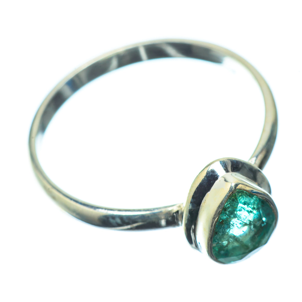 Zambian Emerald Rings handcrafted by Anasilvercos - RING22700