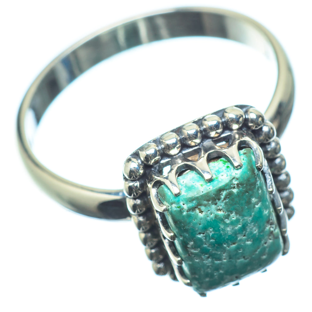 Tibetan Turquoise Rings handcrafted by Anasilvercos - RING22716