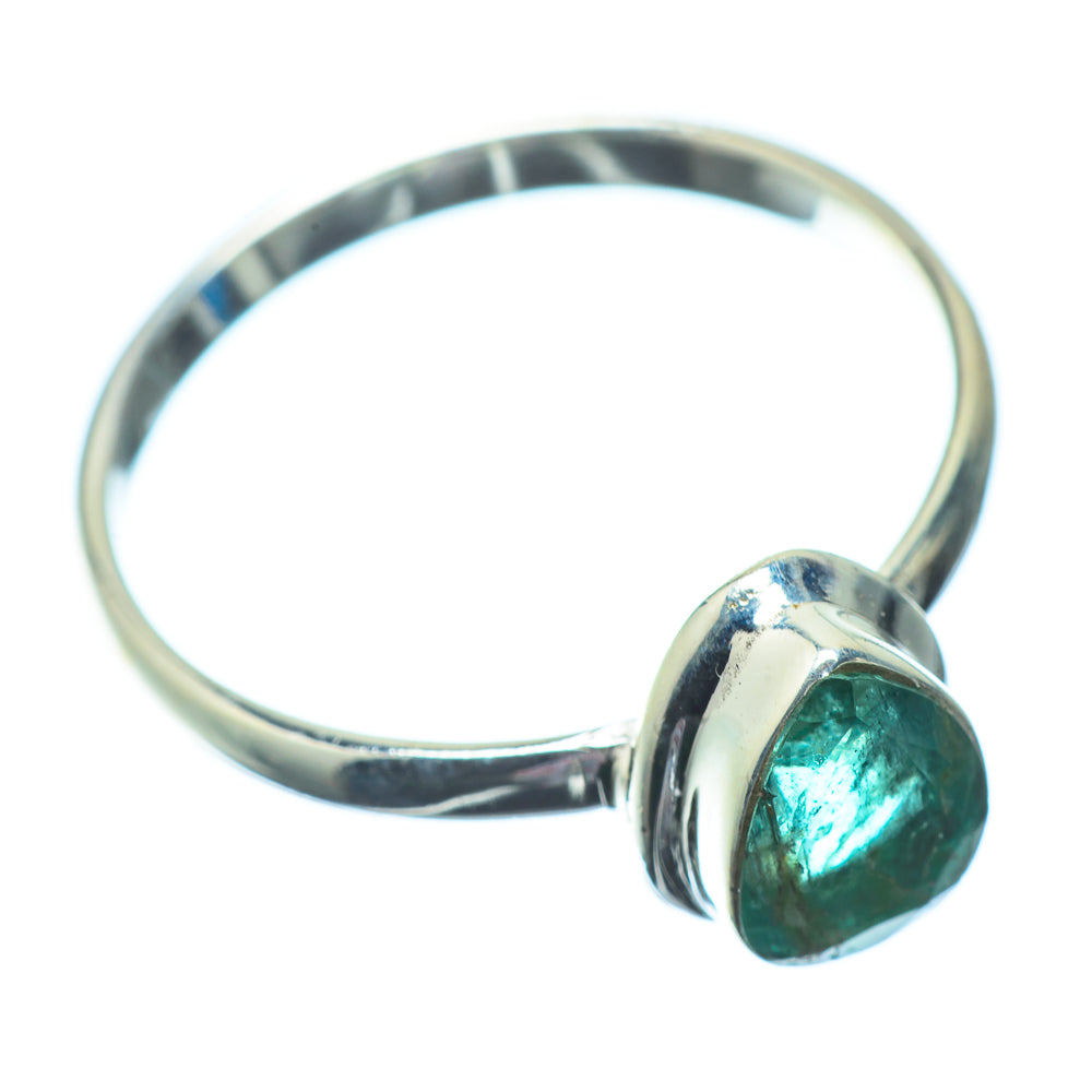 Zambian Emerald Rings handcrafted by Anasilvercos - RING22845
