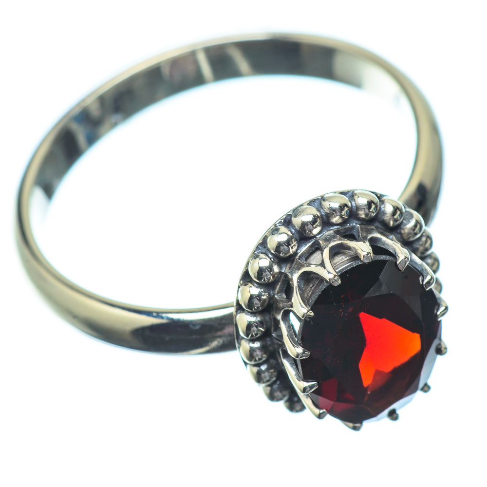 Garnet Rings handcrafted by Anasilvercos - RING22853