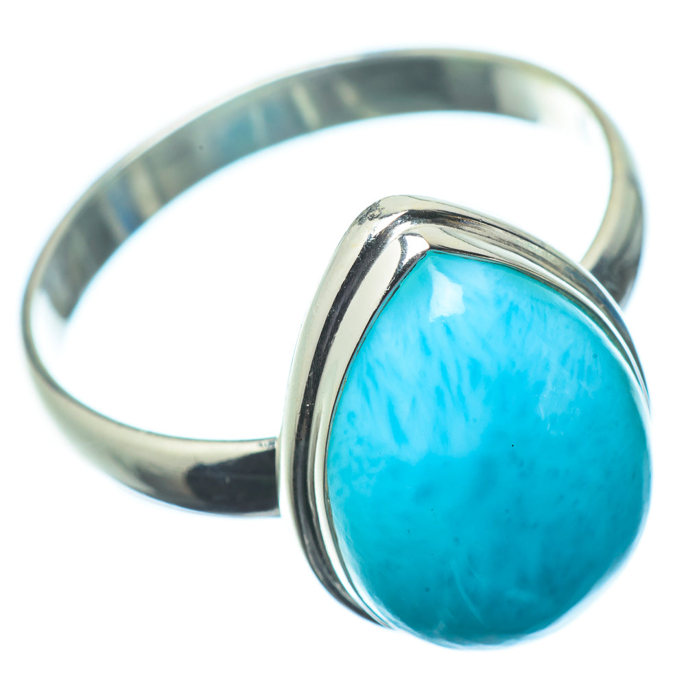 Larimar Rings handcrafted by Anasilvercos - RING22894