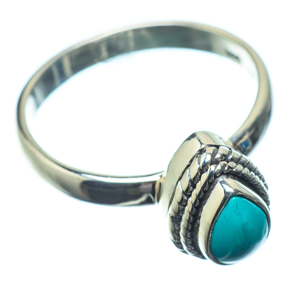 Tibetan Turquoise Rings handcrafted by Anasilvercos - RING22921