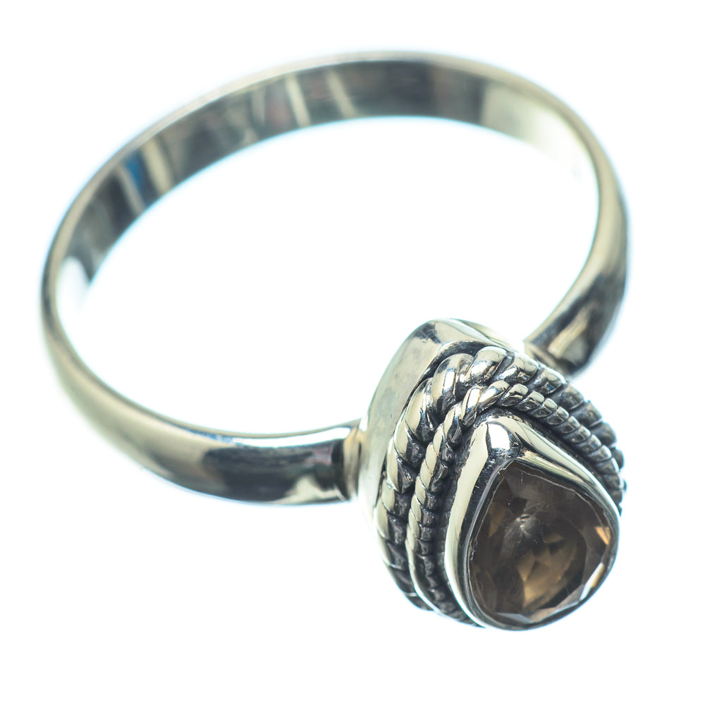 Smoky Quartz Rings handcrafted by Anasilvercos - RING22984