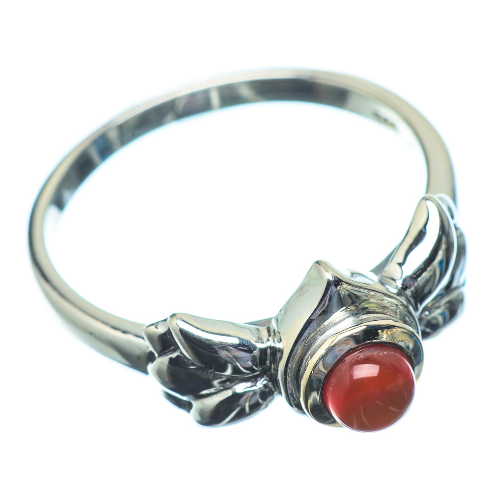 Red Onyx Rings handcrafted by Anasilvercos - RING23012