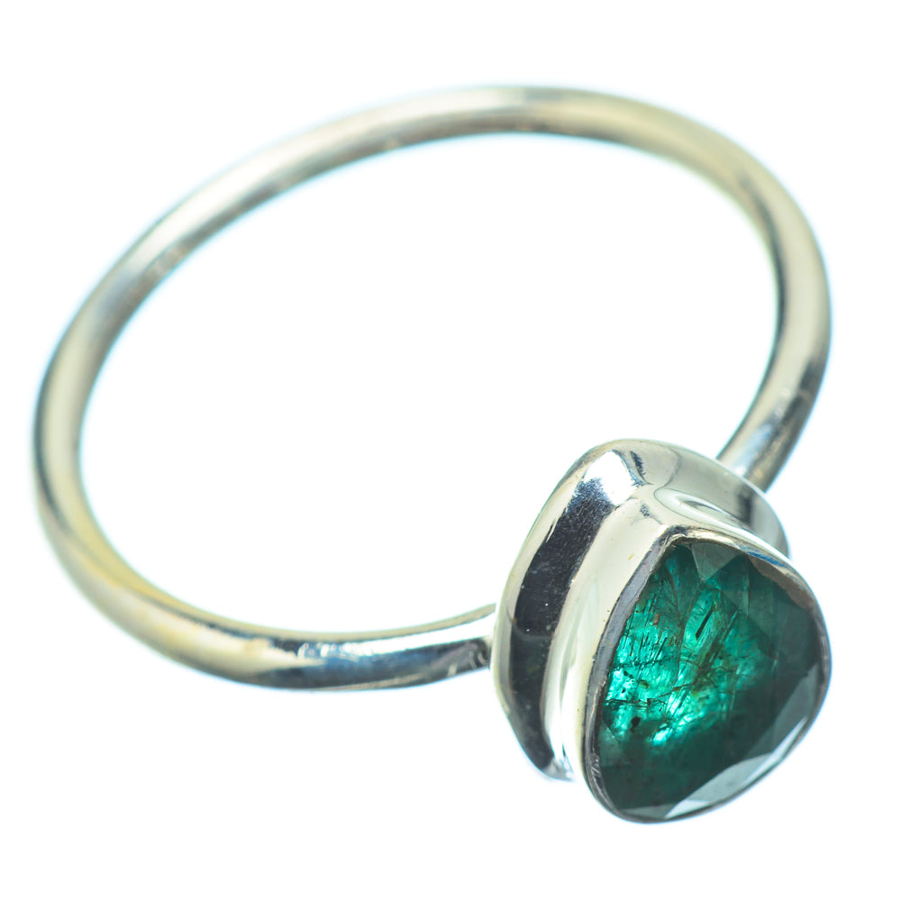 Zambian Emerald Rings handcrafted by Anasilvercos - RING23092