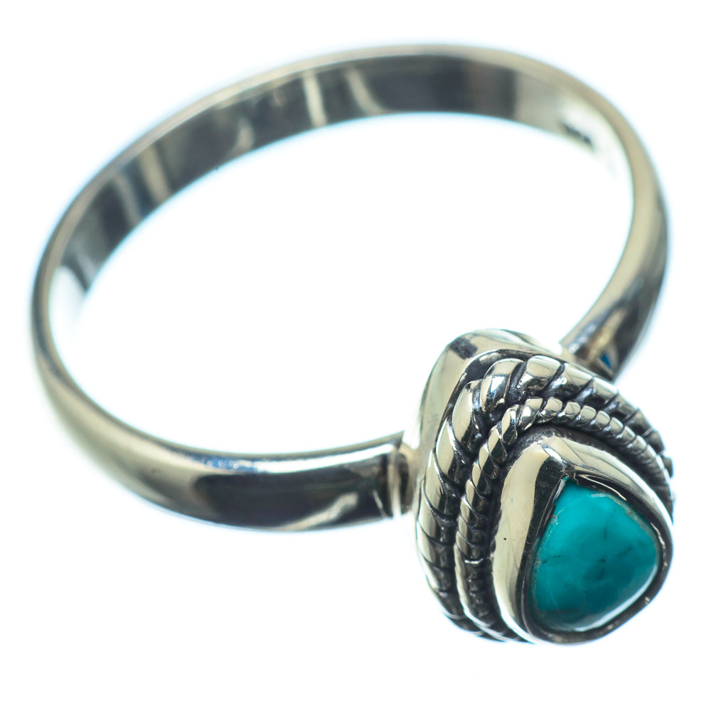 Tibetan Turquoise Rings handcrafted by Anasilvercos - RING23219