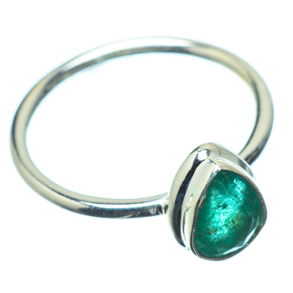 Zambian Emerald Rings handcrafted by Anasilvercos - RING23237