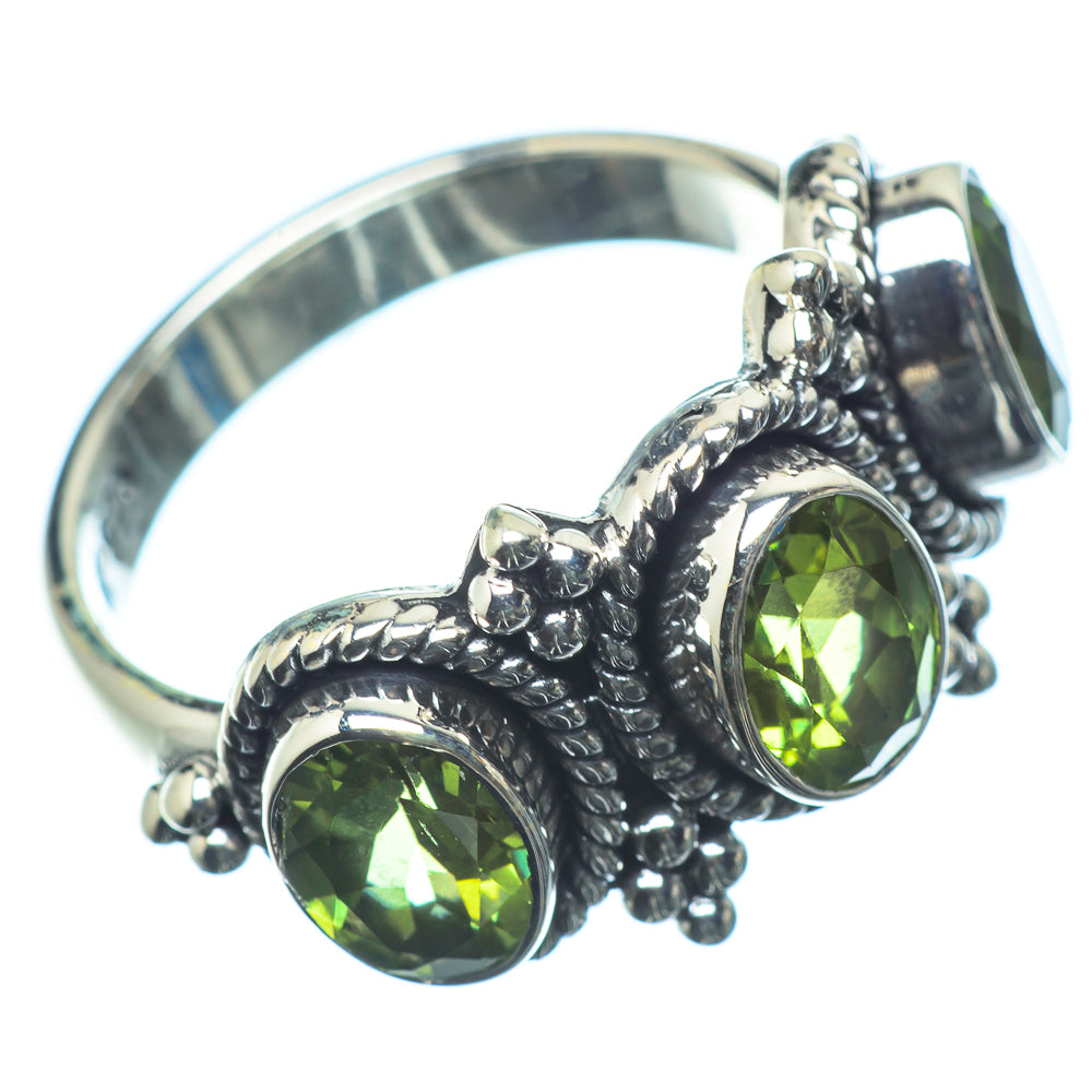 Peridot Rings handcrafted by Anasilvercos - RING23299